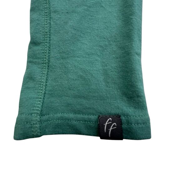 Free Fly 1/4 Zip Shirt Mens Large Green Performance Casual Fleece Pullover - Picture 6 of 11